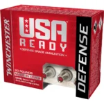 Winchester Ammunition Winchester USA Ready Handgun Ammunition 9mm Luger +P 124 gr. PT 1200 fps 20/ct
