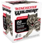 Winchester Ammunition Winchester Wildcat Rimfire Ammunition .22LR 40 gr. CPHP 1255 fps 500/ct