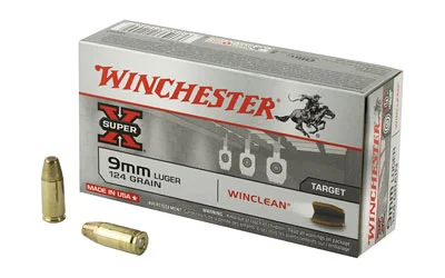 Winchester Ammunition WIN SPRX WINCLEAN 9MM 124GR 50/500