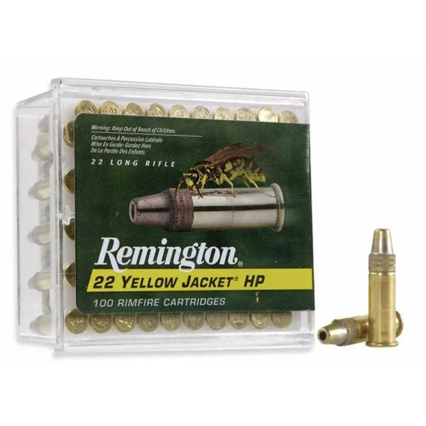 Remington Arms Co. Inc. Remington .22 Yellow Jacket Rimfire Ammunition .22 LR 33 gr TCHP 1500 fps 100/ct